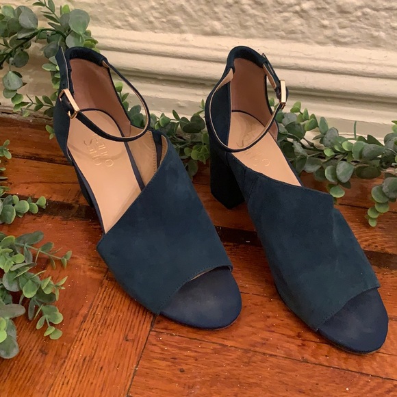Franco Sarto Blue “Gayle” Heels - Picture 2 of 8